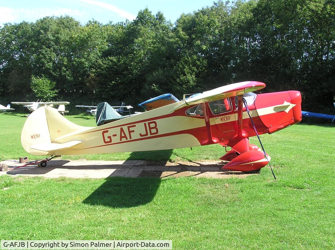 G-AFJB, 1938 Foster Wikner Wicko GM1 C/N 5, Wicko GM1 at Popham