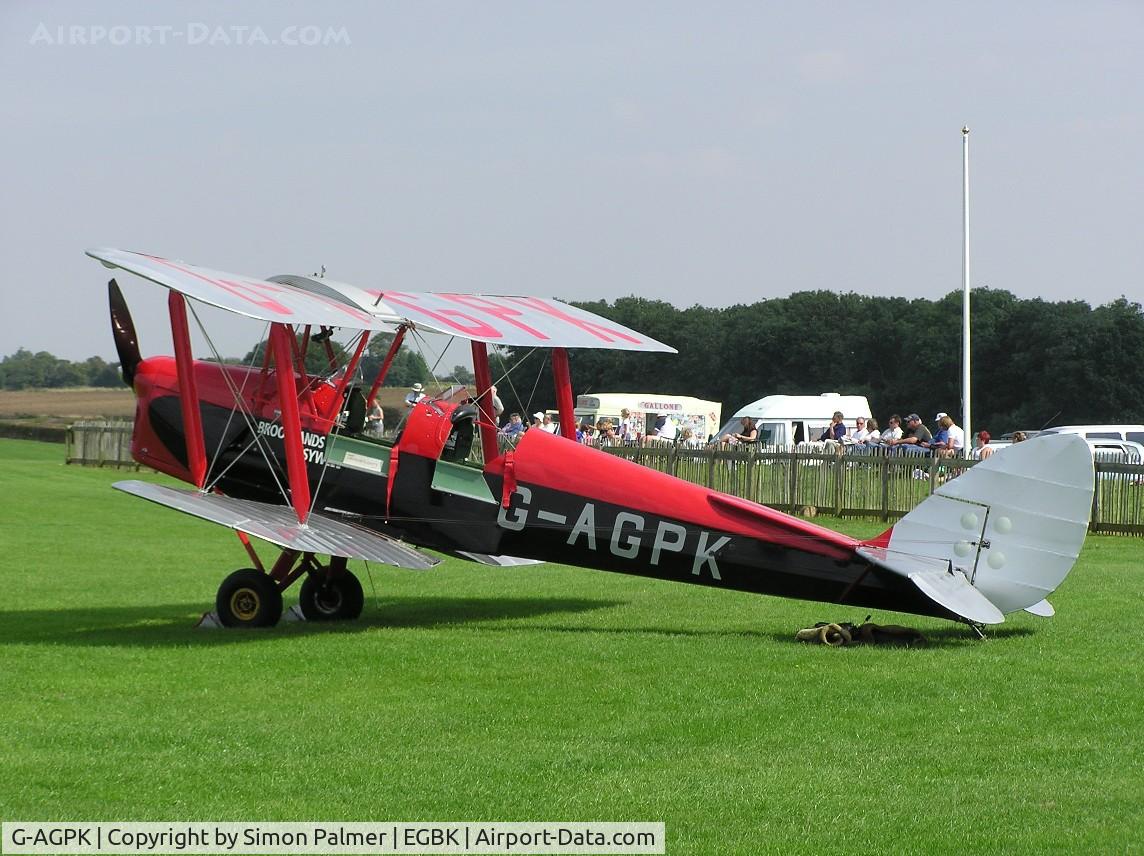 G-AGPK, 1945 De Havilland DH-82A Tiger Moth II C/N 86566, Tiger at Sywell