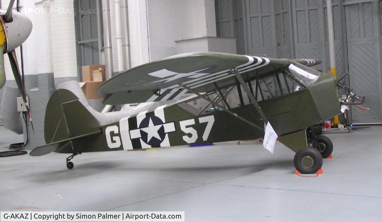 G-AKAZ, 1944 Piper L-4A Grasshopper C/N AN-1, Piper Cub at Duxford