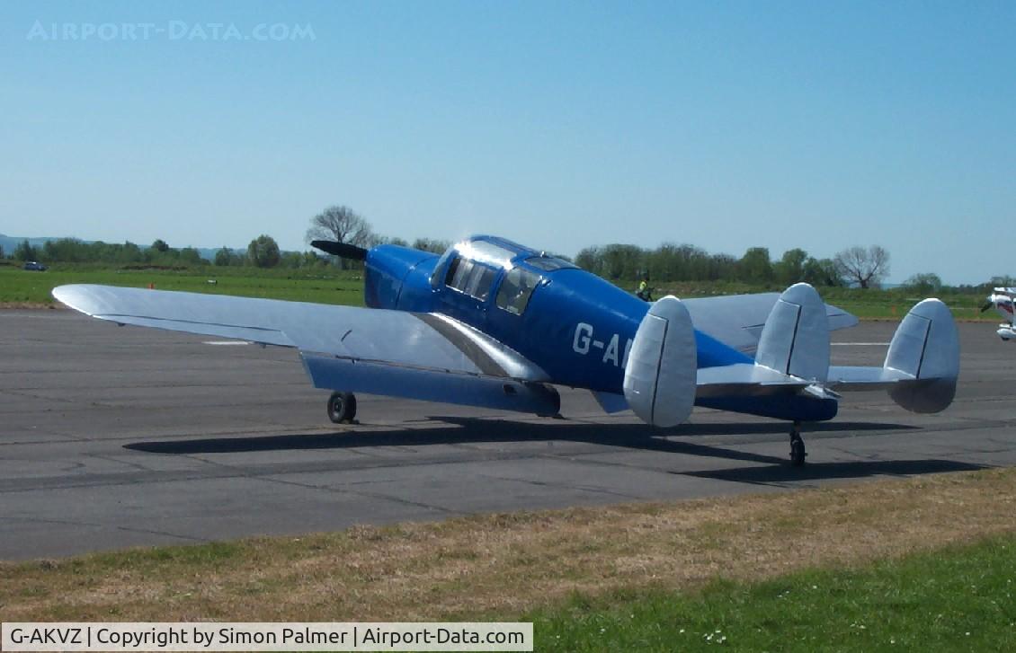 G-AKVZ, 1945 Miles M38 Messenger 4B C/N 6352, Messenger at Abingdon