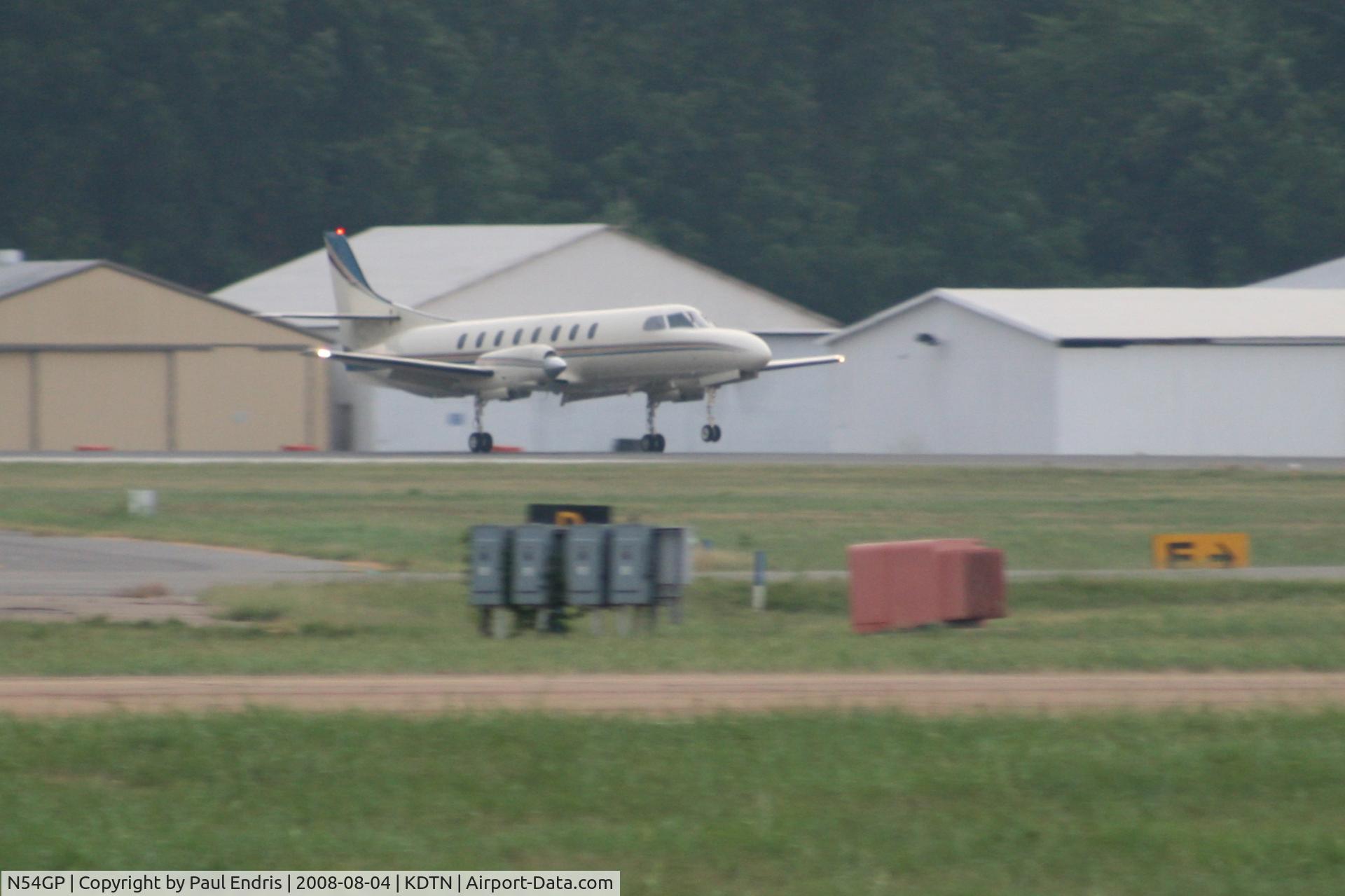 N54GP, 1975 Swearingen SA-226AT Merlin IV C/N AT034, Landing at KDTN