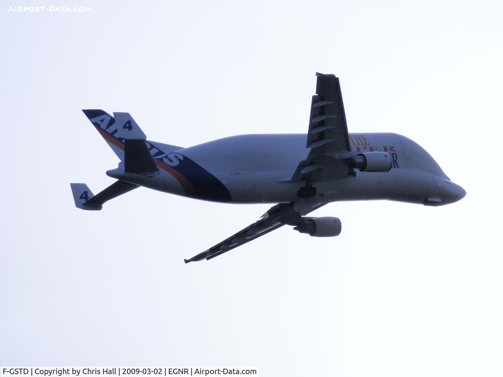 F-GSTD, 1998 Airbus A300B4-608ST Beluga C/N 776, Airbus Transport International