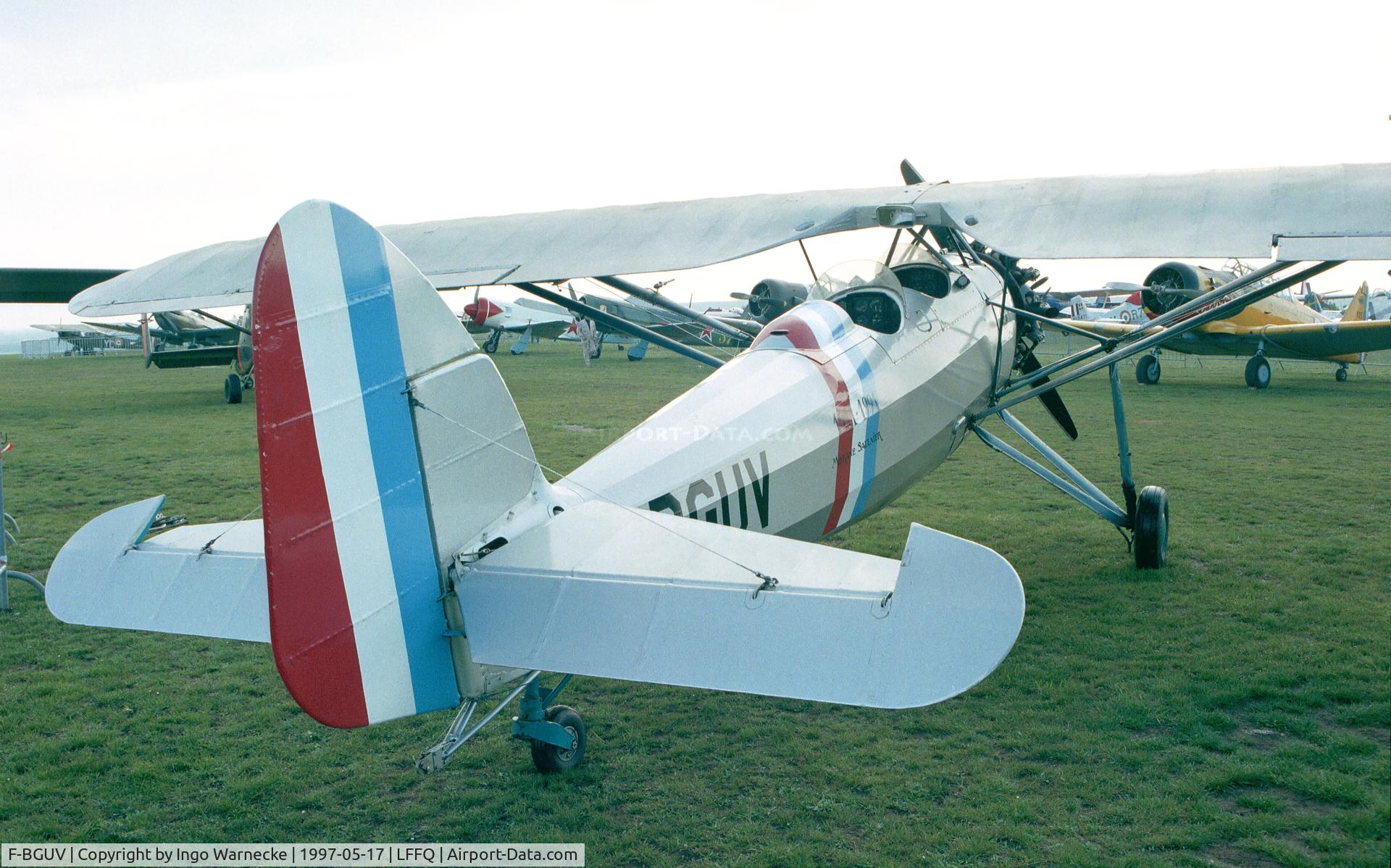 F-BGUV, Morane-Saulnier MS.317 C/N 297, Morane Saulnier MS.317 at the Meeting Aerien 1997, La-Ferte-Alais, Cerny7