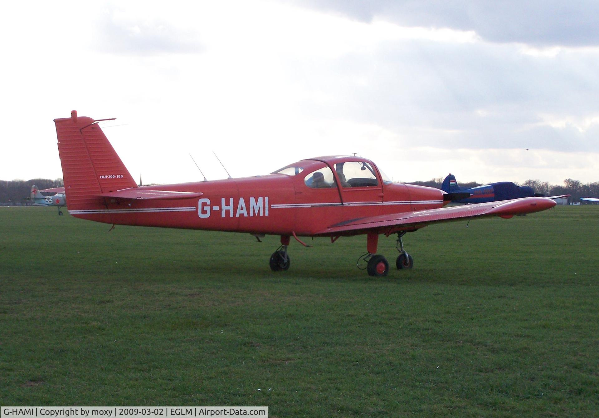 G-HAMI, 1973 Fuji FA-200-180 Aero Subaru C/N 188, FUJI 200-180 at White Waltham