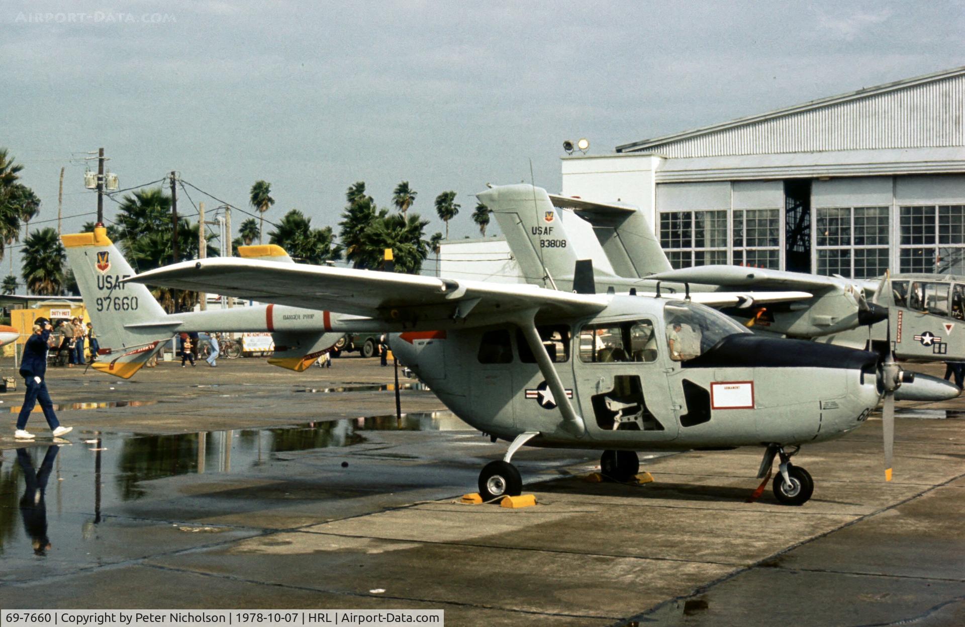 69-7660, 1969 Cessna O-2A Super Skymaster C/N 337M-0458, This 0-2A attended the 1978 Confederate Air Force Airshow.