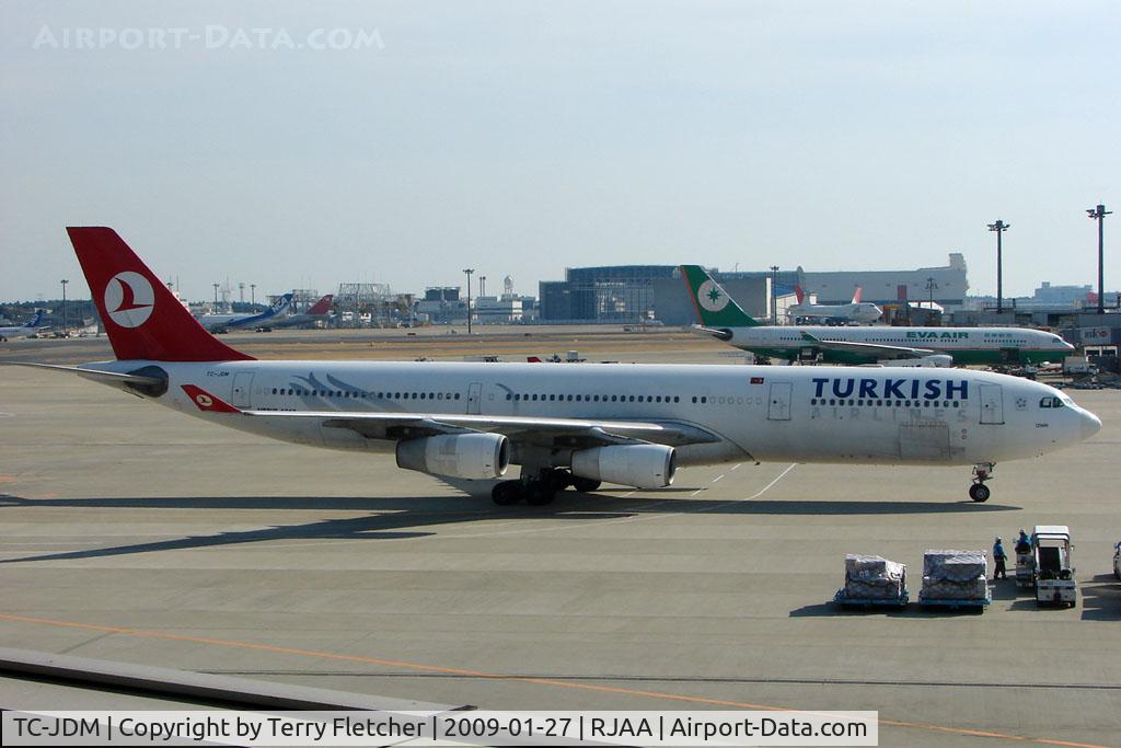 TC-JDM, 1996 Airbus A340-311 C/N 115, THY A340 at Narita