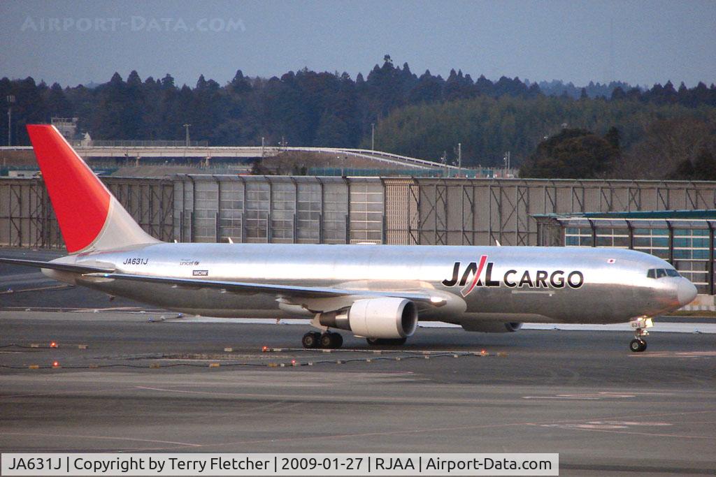JA631J, 2007 Boeing 767-346F C/N 35816, JAL Cargo B767 at Narita