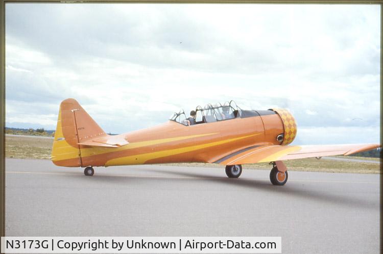 N3173G, 1958 North American AT-6G Texan C/N 168-191 (49-3087), Seen at Airshow in May 1973