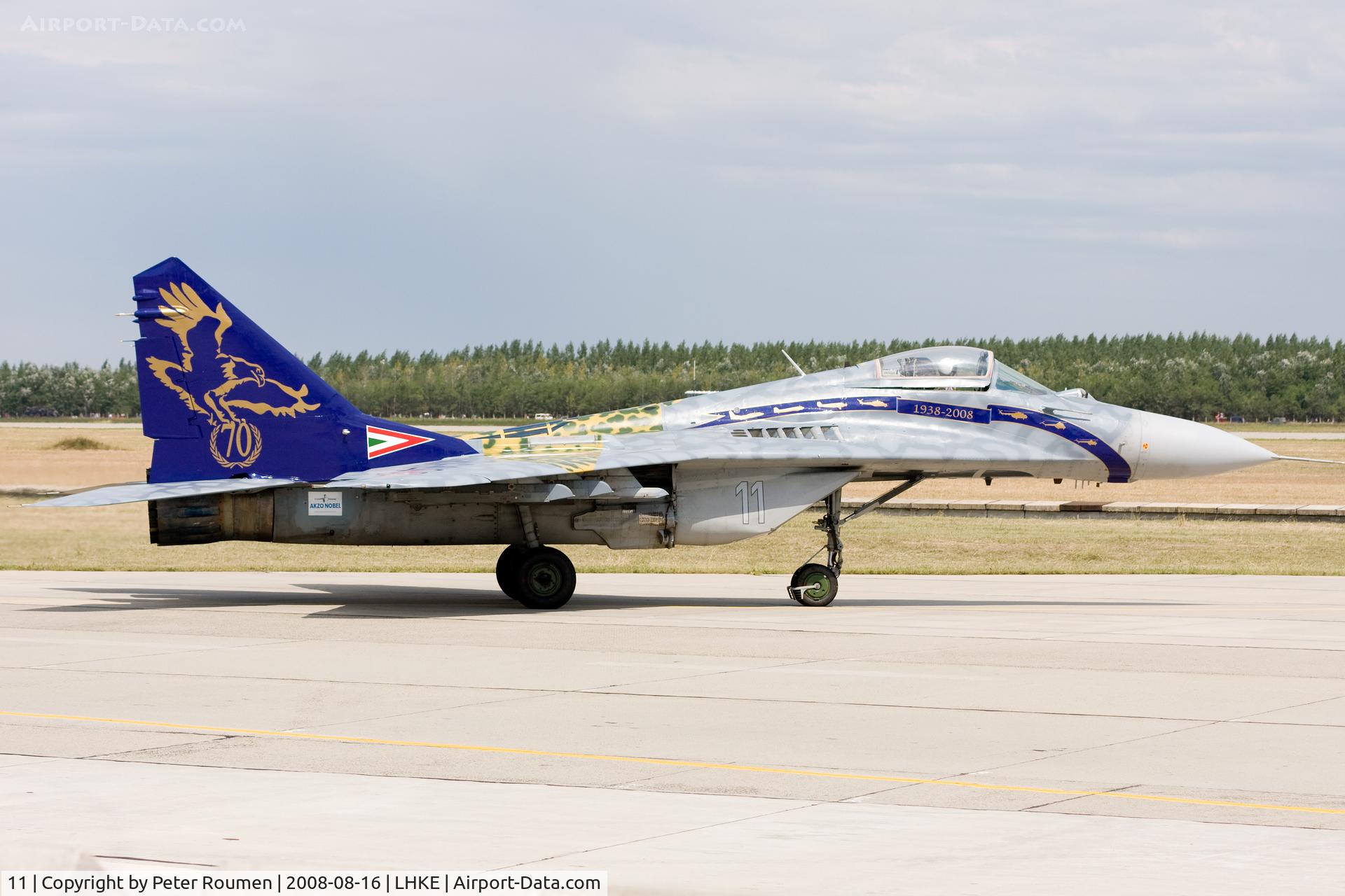 11, Mikoyan-Gurevich MiG-29B C/N 2960535161/4604, Mig-29A Hungarian Air Force