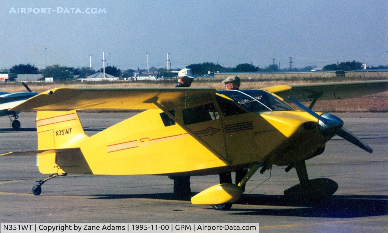 N351WT, Wittman W-8 Tailwind C/N 7426-2, At Grand Prairie Municipal