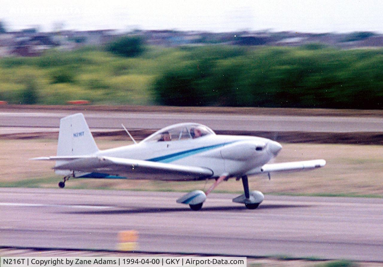 N216T, 1993 Vans RV-4 C/N 1614, At Arlington Municipal