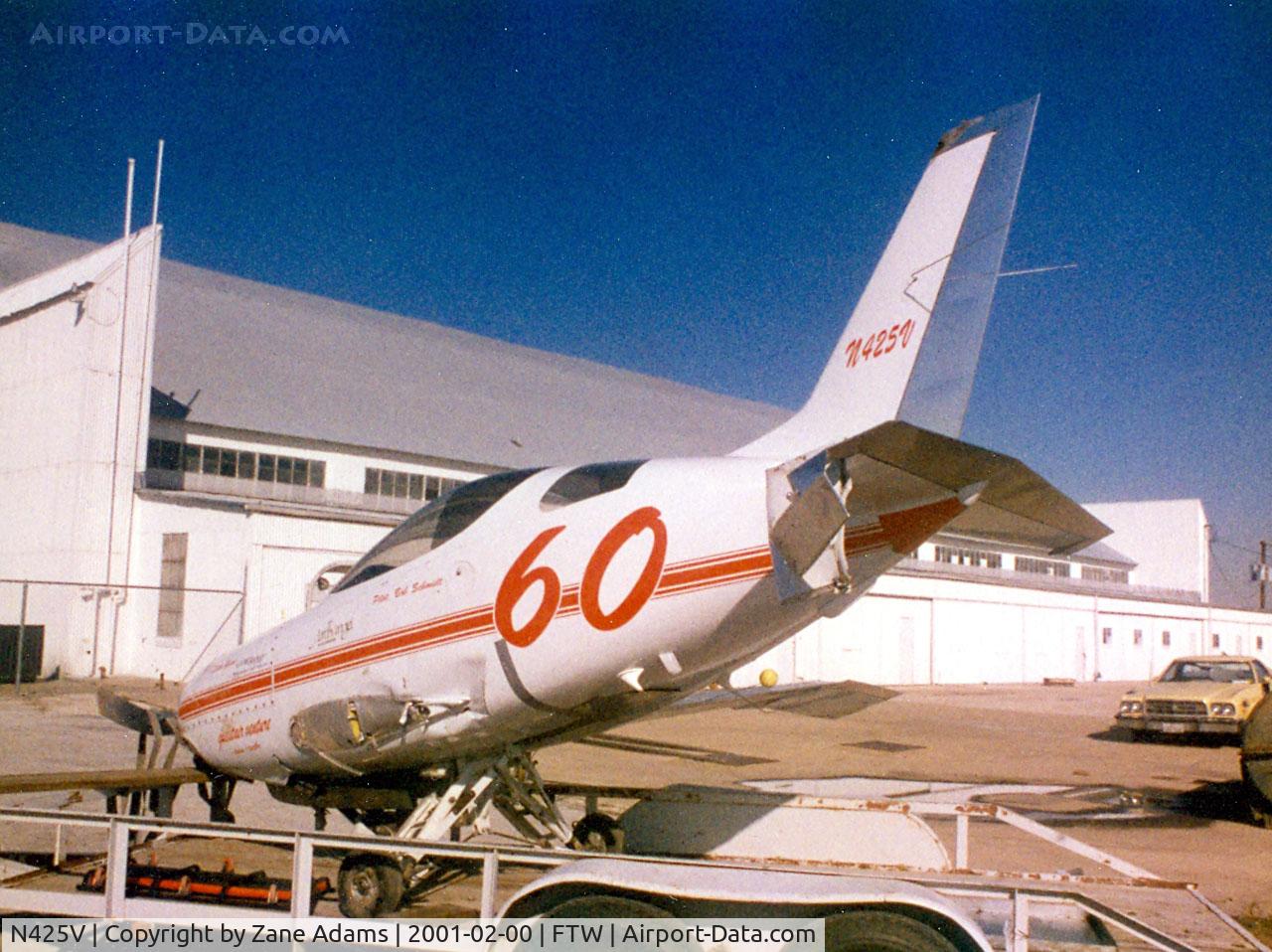 N425V, 1998 Questair Venture C/N BS1, Reno Sport class racer at Meacham Field after a difficult landing
