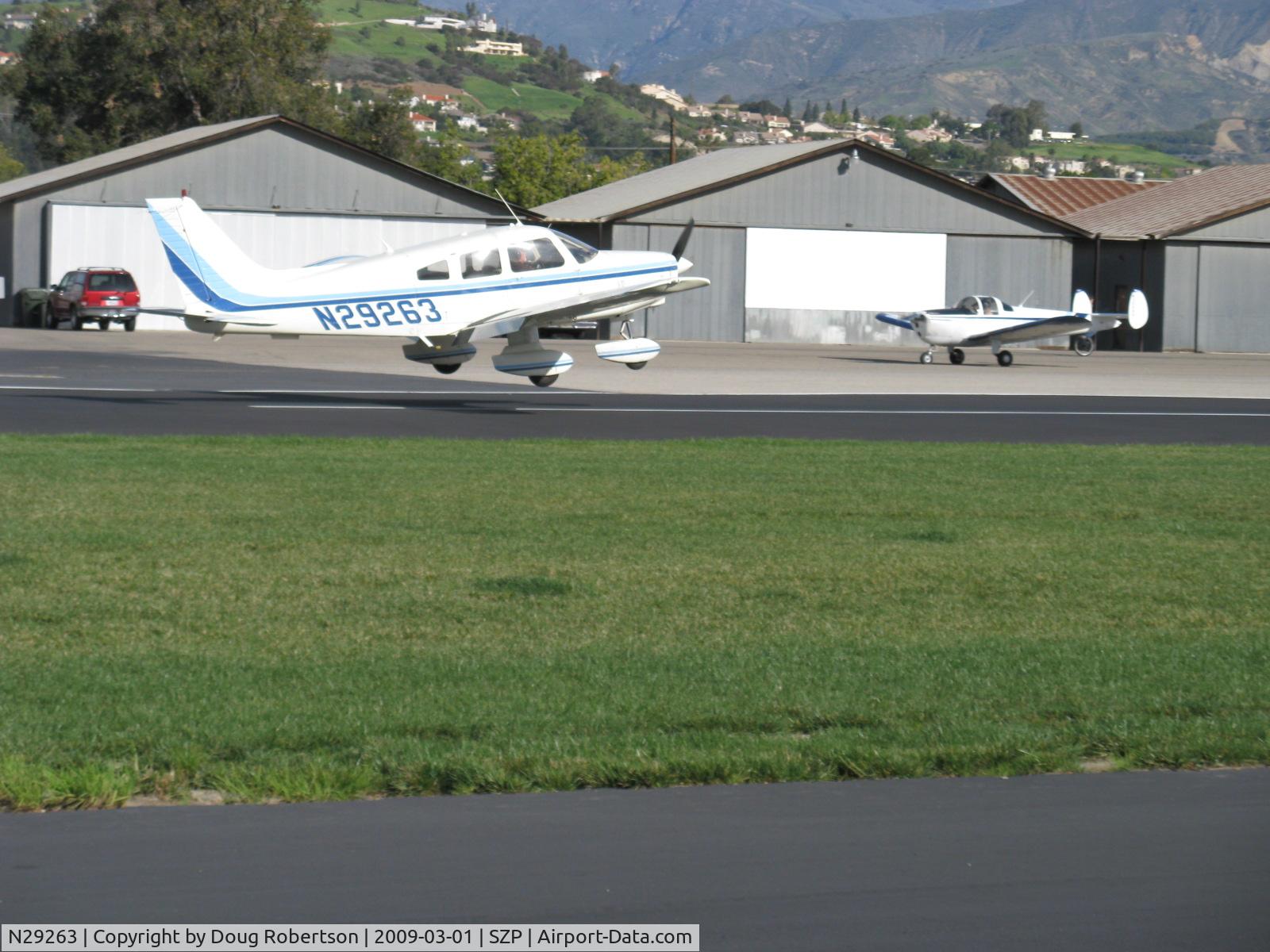 N29263, 1979 Piper PA-28-161 C/N 28-7916429, 1979 Piper PA-28-161 WARRIOR II, Lycoming O-320-D3G 160 Hp, landing Rwy 04
