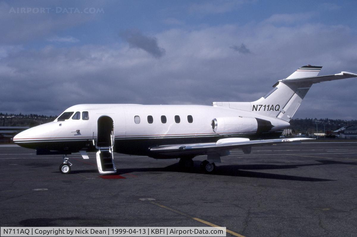 N711AQ, 1968 Hawker Siddeley HS.125 Series 400A C/N 25173, KBFI