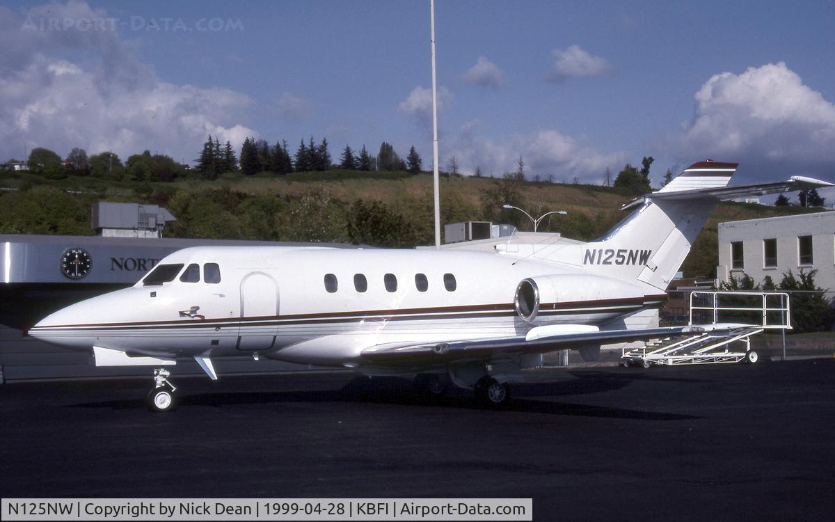 N125NW, 1970 Hawker Siddeley HS125 400F/731 C/N 25222, KBFI
