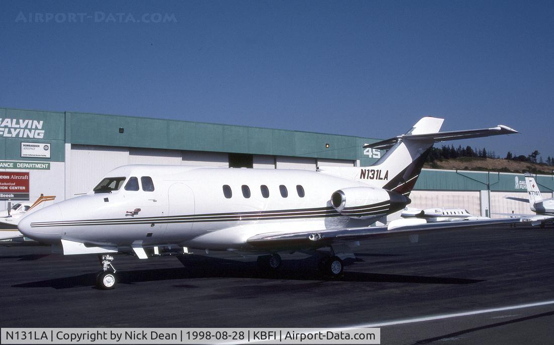 N131LA, 1970 Hawker Siddeley DH.125-400A C/N NA750, KBFI