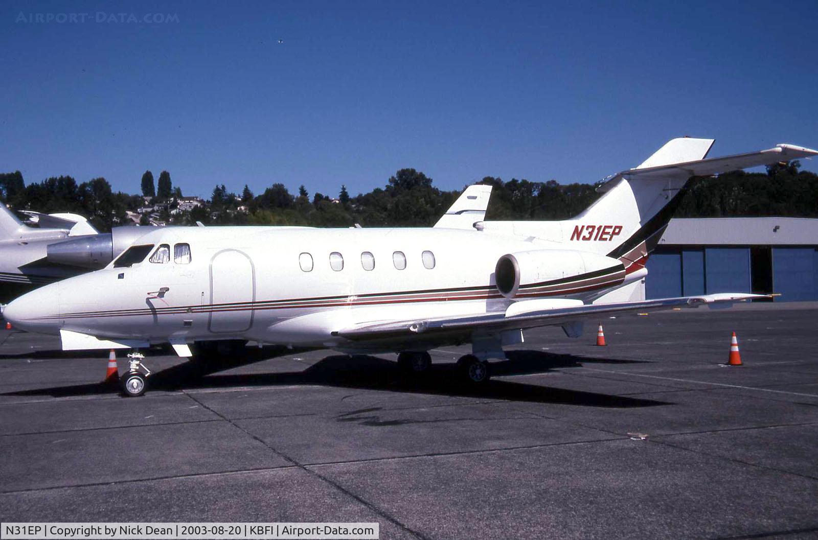 N31EP, 1968 Hawker Siddeley HS125 400A/731 C/N 25176, KBFI