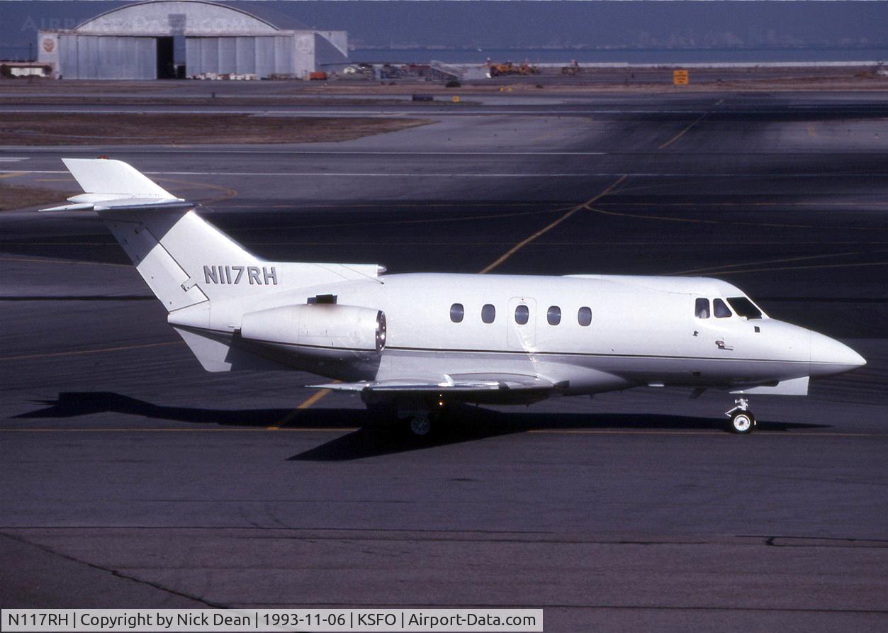 N117RH, 1969 Hawker Siddeley HS125 F400B/731 C/N 25196, KSFO