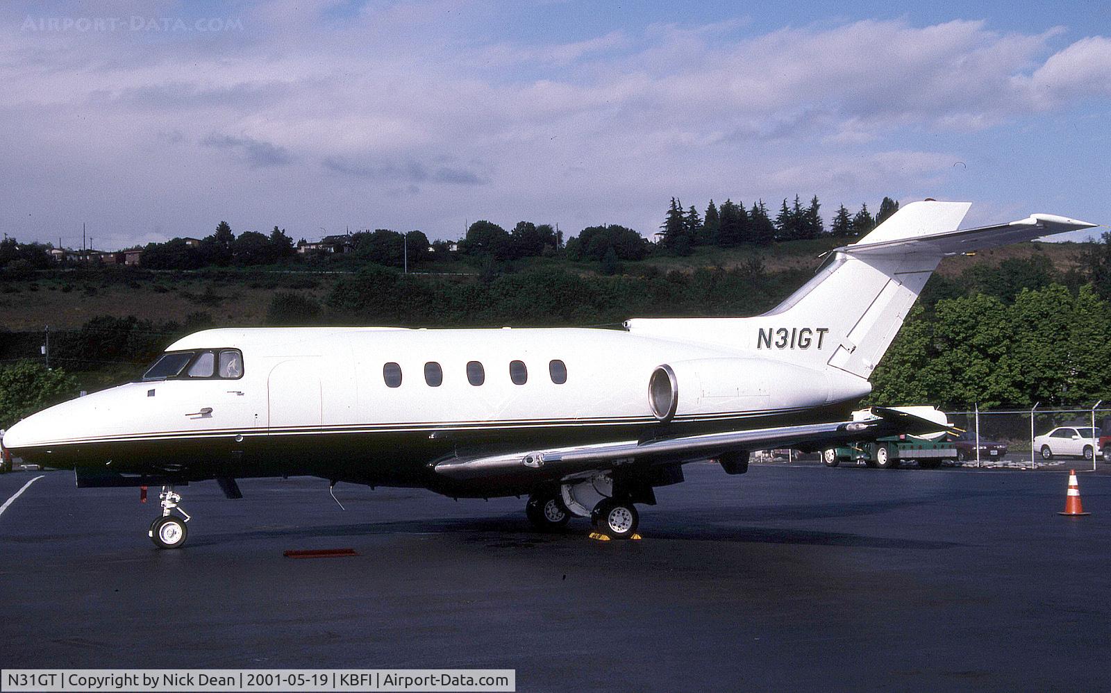N31GT, 1969 Hawker Siddeley HS125 400A/731 C/N 25204, KBFI