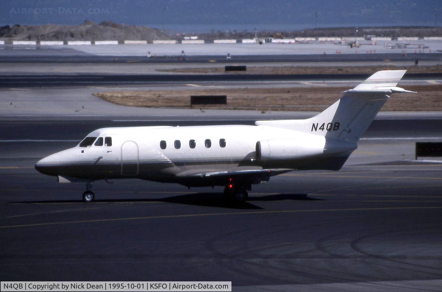 N4QB, 1971 Hawker Siddeley HS.125 Series 400A C/N 25255, KSFO