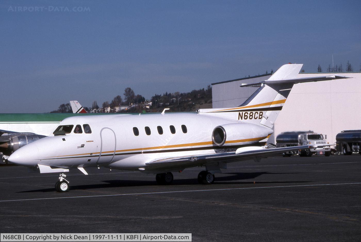 N68CB, 1971 Hawker Siddeley HS125 400A/731 C/N 25263, KBFI