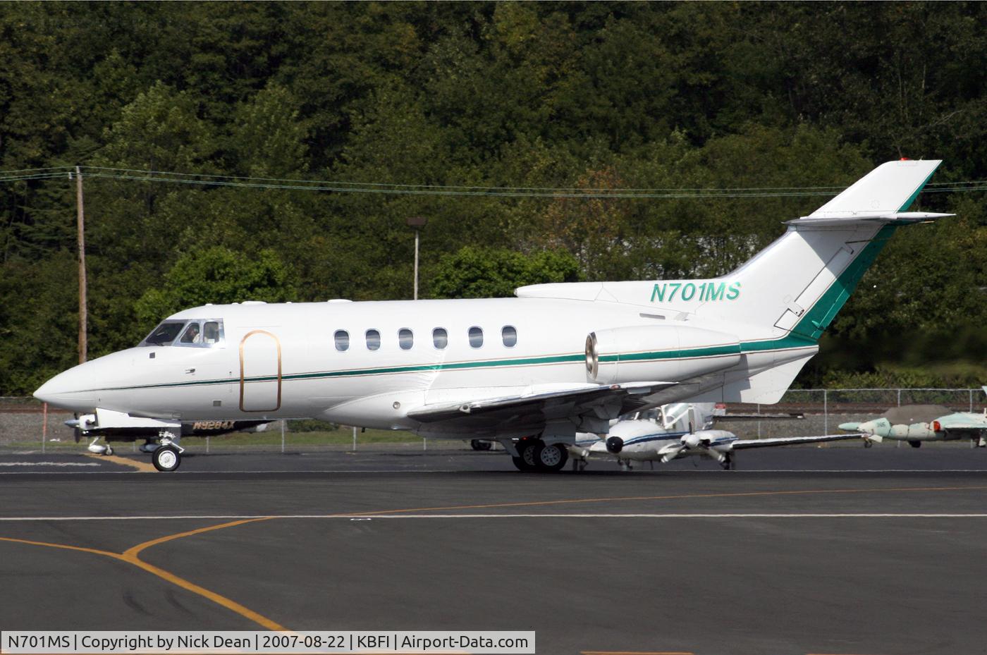 N701MS, 1975 Hawker Siddeley HS.125 Series 600A C/N 256061, KBFI