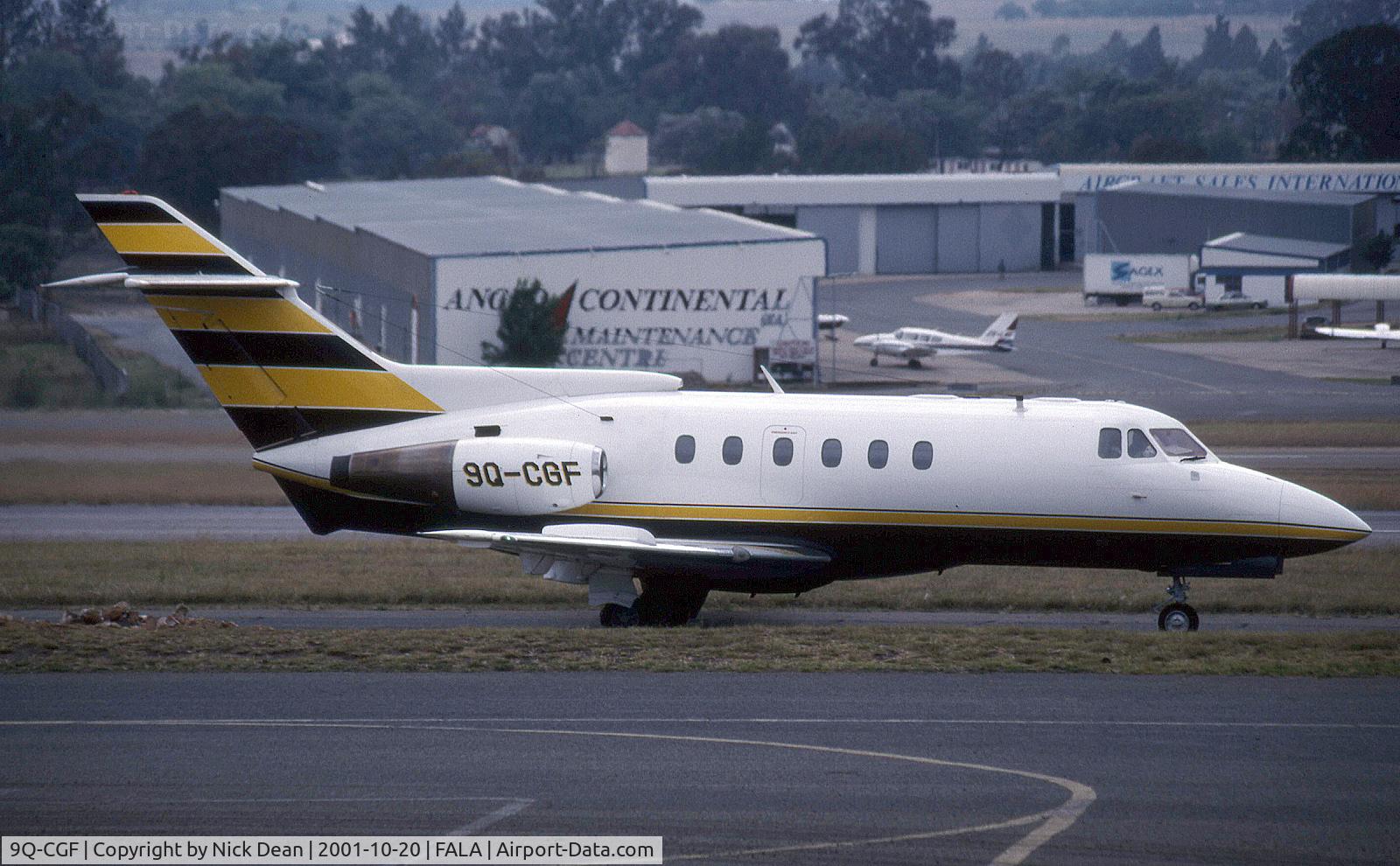 9Q-CGF, 1974 Hawker Siddeley HS.125 Series 600B C/N 256031, FALA