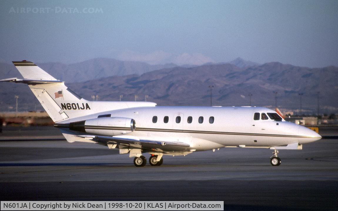 N601JA, 1975 Beechcraft-Hawker BH-125-600A C/N 256051, KLAS
