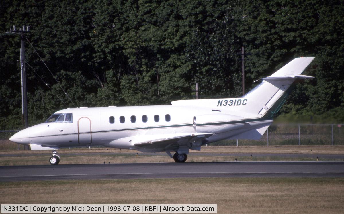 N331DC, 1975 Hawker Siddeley HS125 F600A C/N 256061, KBFI
