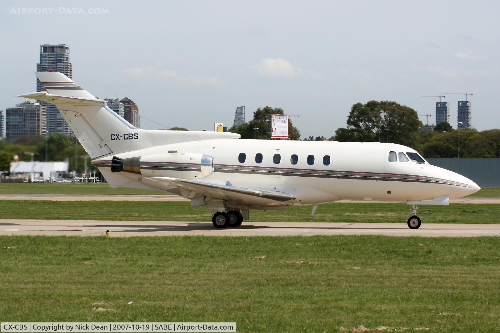 CX-CBS, 1976 Hawker Siddeley HS.125 Series 600A C/N 256067, SABE