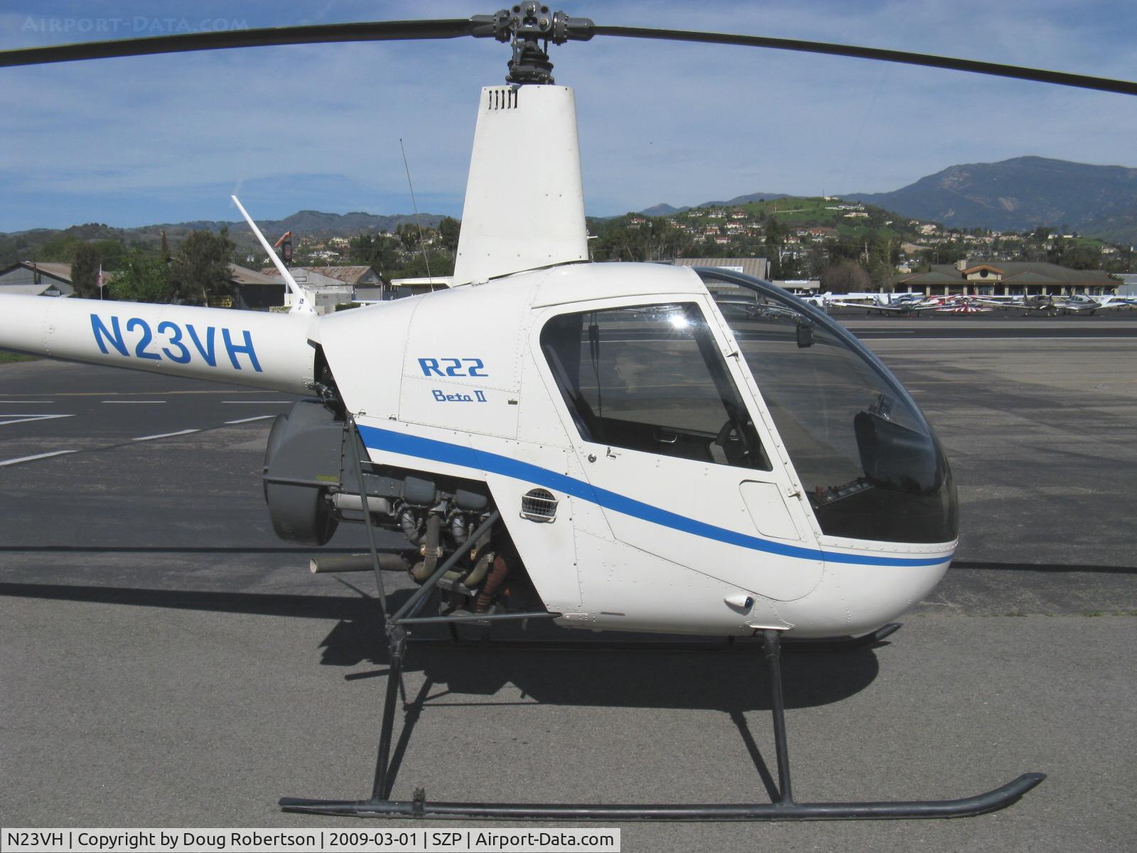 N23VH, 2004 Robinson R22 Beta C/N 3535, 2004 Robinson R22  BETA II, Lycoming O-360 derated to 131 Hp