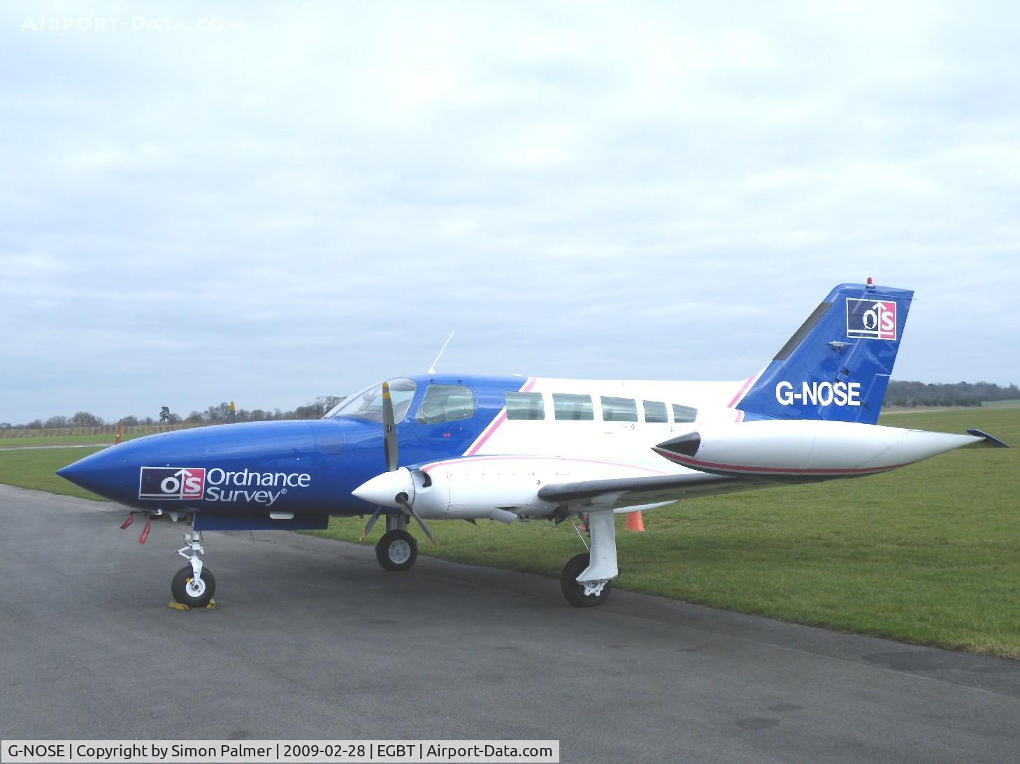 G-NOSE, 1975 Cessna 402B Utililiner C/N 402B-0823, Cessna 402 of Ordnance Survey