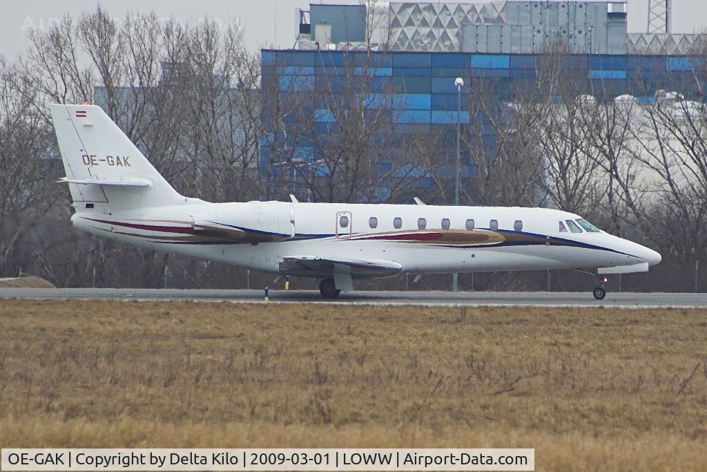 OE-GAK, 2008 Cessna 680 Citation Sovereign C/N 680-0186, JET ALLIANCE