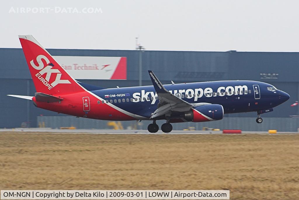 OM-NGN, 2007 Boeing 737-7GL C/N 34759, SKY Europe  B737