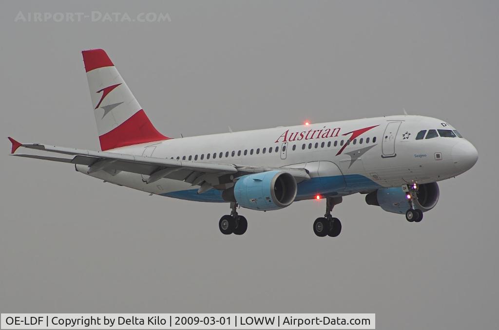 OE-LDF, 2005 Airbus A319-112 C/N 2547, AUSTRIAN AIRLINES