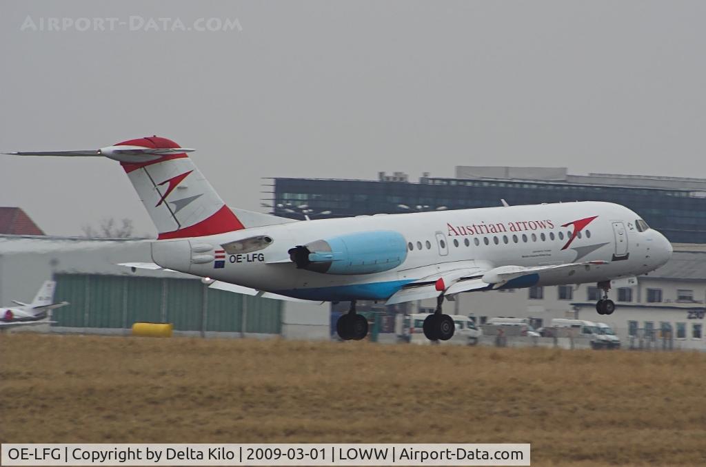 OE-LFG, 1995 Fokker 70 (F-28-0070) C/N 11549, AUSTRIAN ARROWS