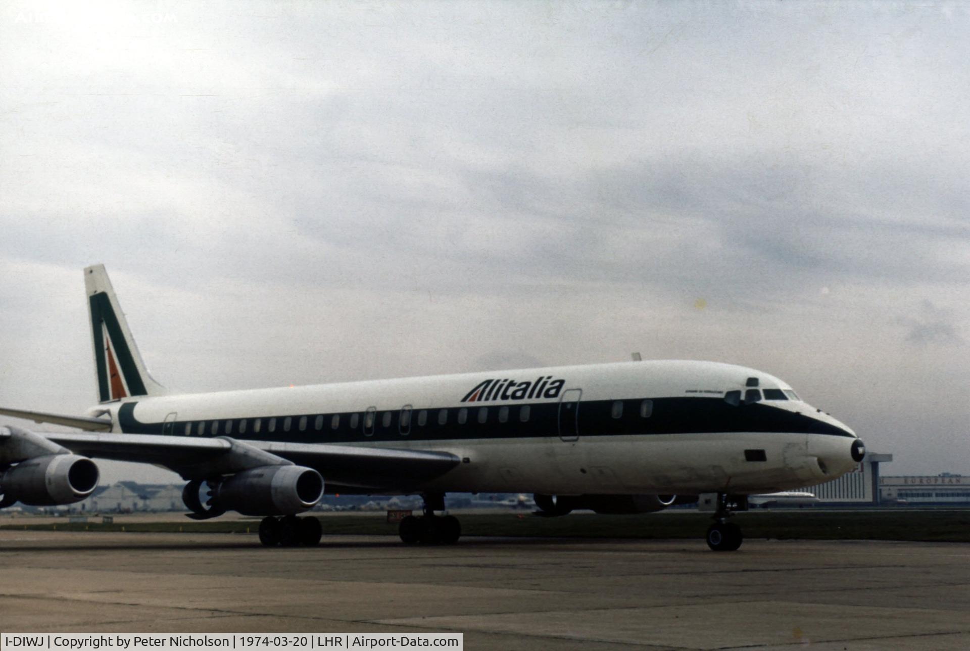 I-DIWJ, 1968 Douglas DC-8-62 C/N 45986, 