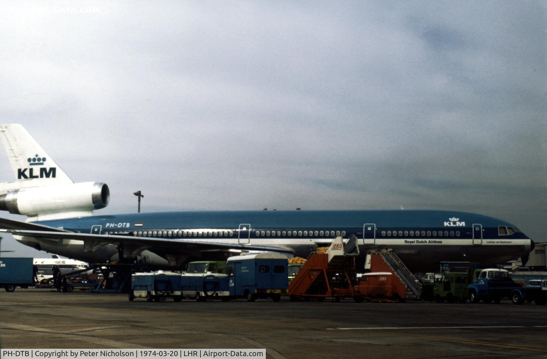 PH-DTB, 1972 Douglas DC-10-30 C/N 46551, 