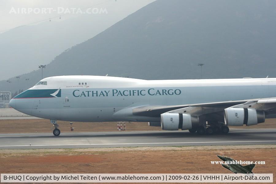 B-HUQ, 2005 Boeing 747-467F/SCD C/N 34150, Cathay Pacific Cargo