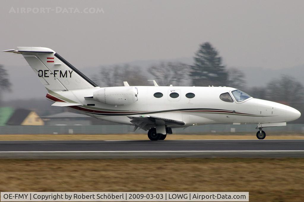 OE-FMY, 2008 Cessna 510 Citation Mustang Citation Mustang C/N 510-0106, Businessflight to GRZ/LOWG