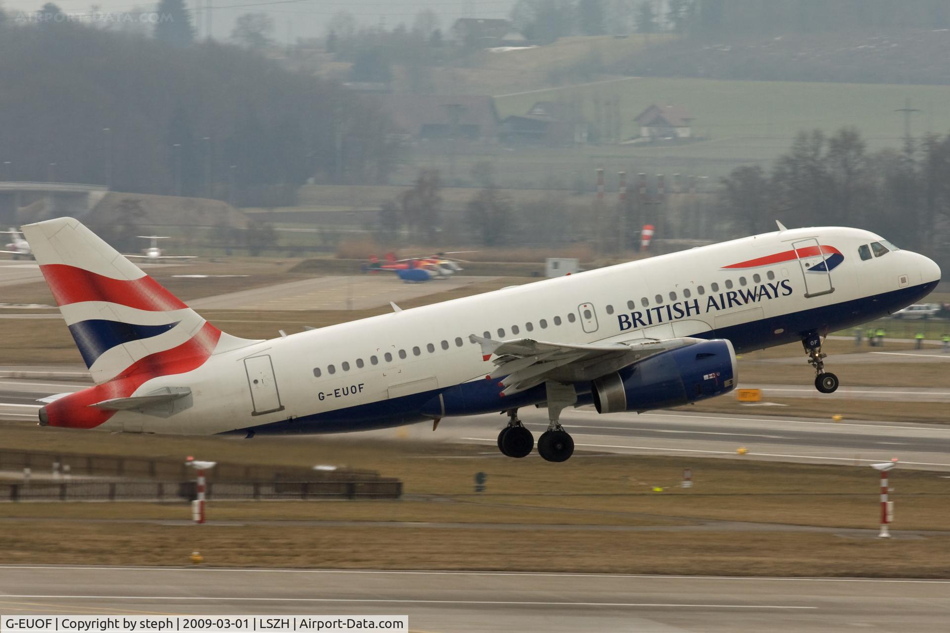 G-EUOF, 2001 Airbus A319-131 C/N 1590, 