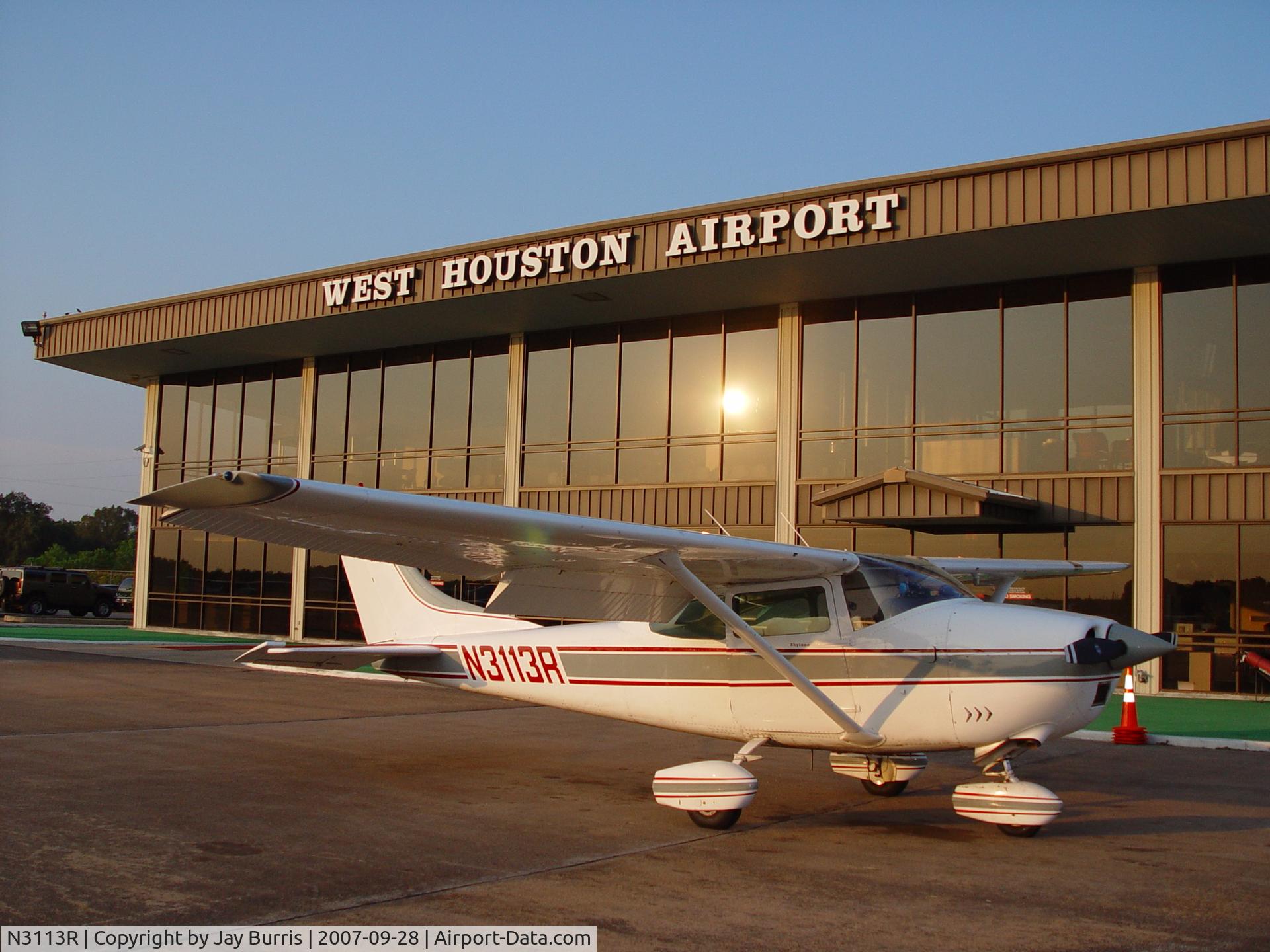 N3113R, 1967 Cessna 182L Skylane C/N 18258513, At the terminal at KIWS