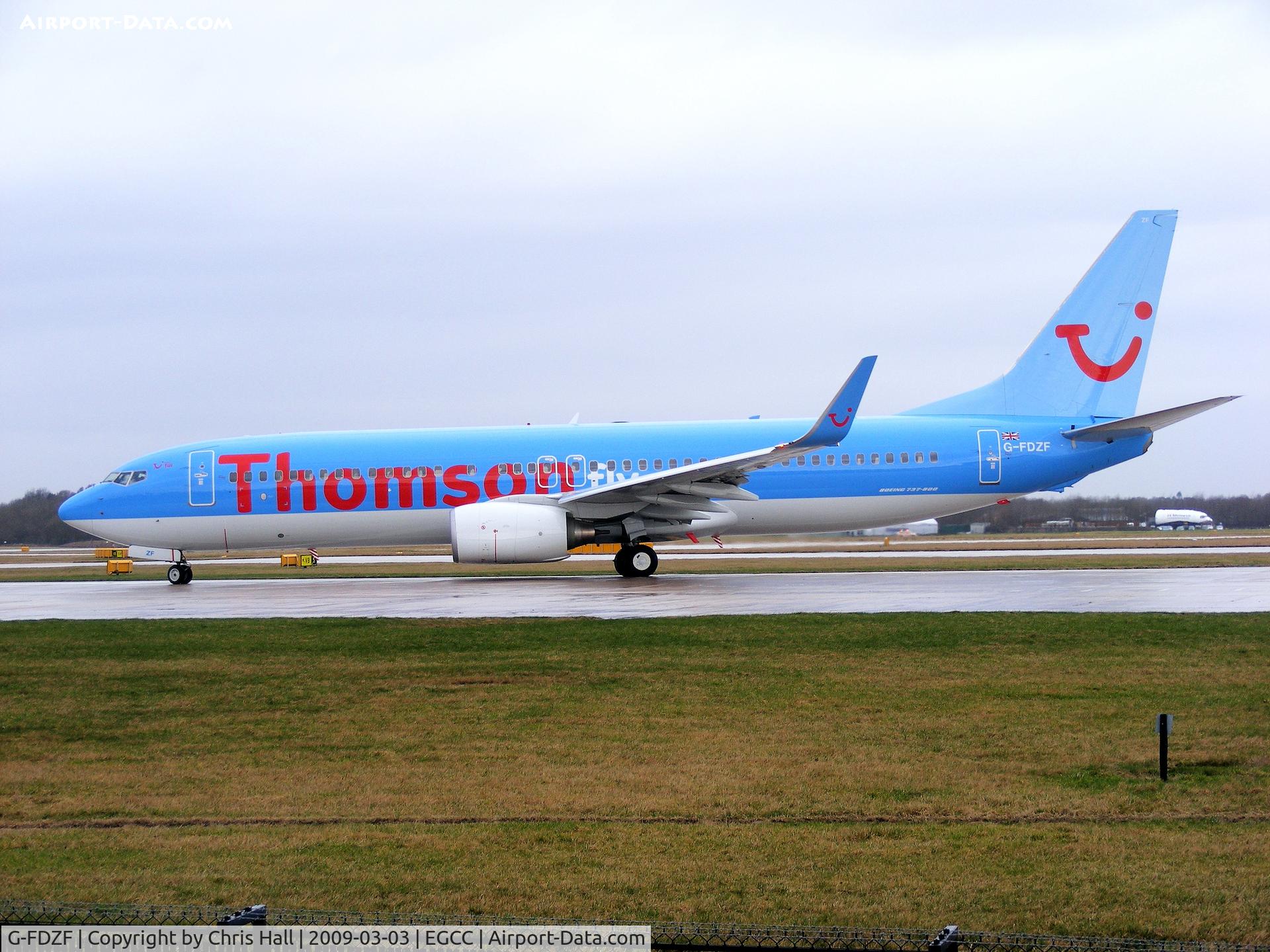 G-FDZF, 2008 Boeing 737-8K5 C/N 35138, Thomson