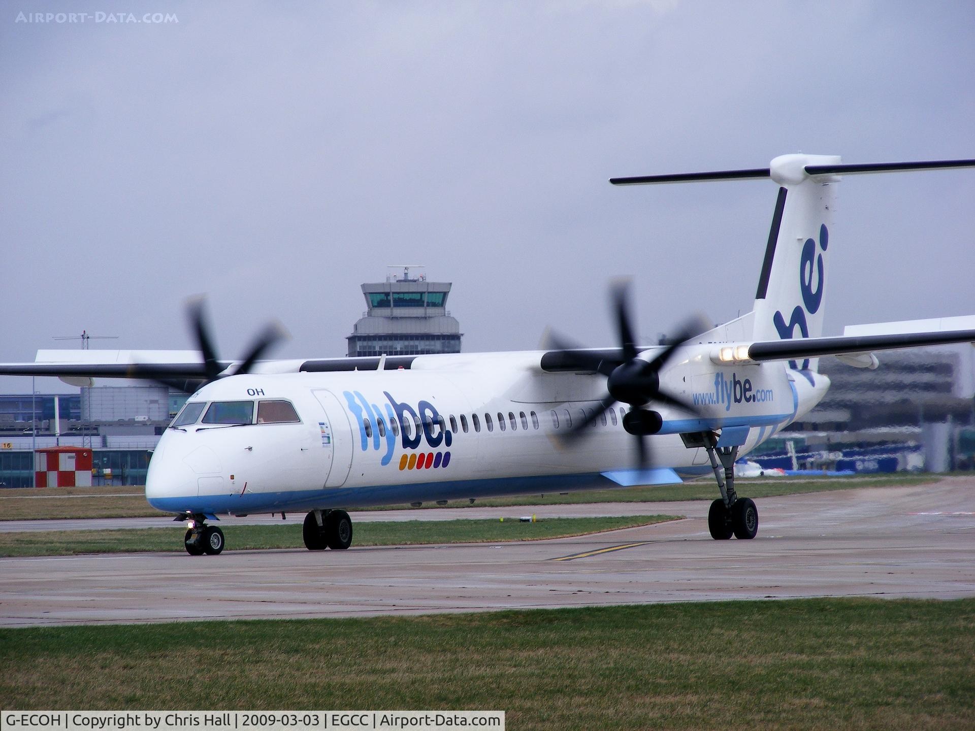 G-ECOH, 2008 De Havilland Canada DHC-8-402Q Dash 8 C/N 4221, flybe