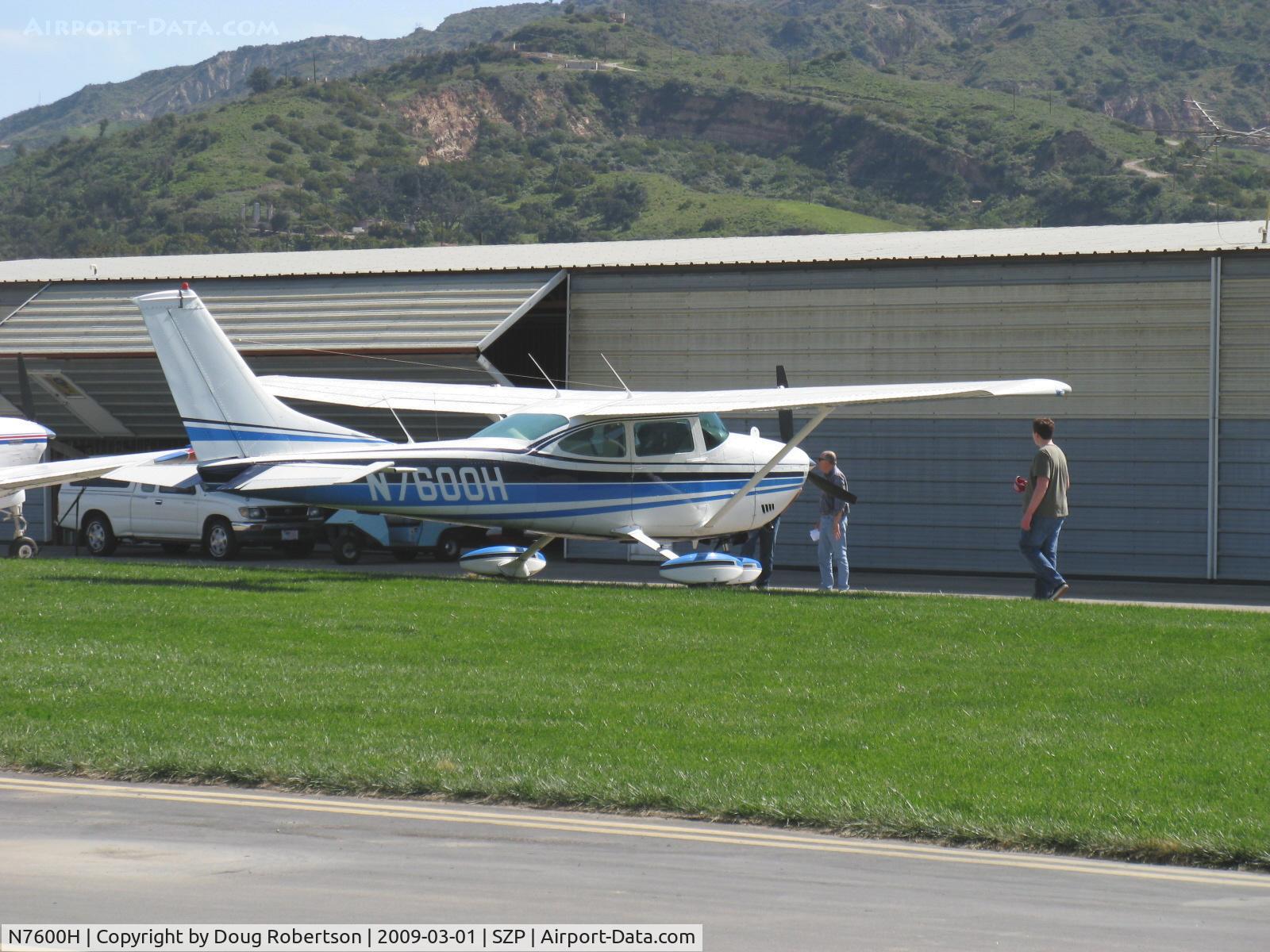 N7600H, 1972 Cessna 182P Skylane C/N 18261288, 1972 Cessna 182P SKYLANE, Continental O-470-S 230 Hp