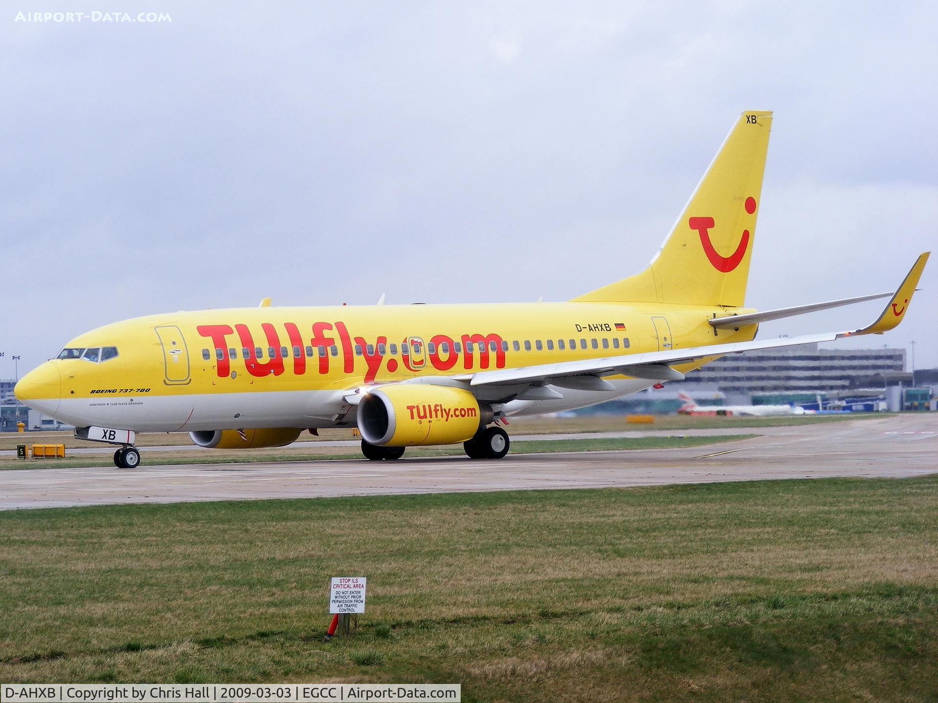 D-AHXB, 2007 Boeing 737-7K5 C/N 30717/2228, TUI