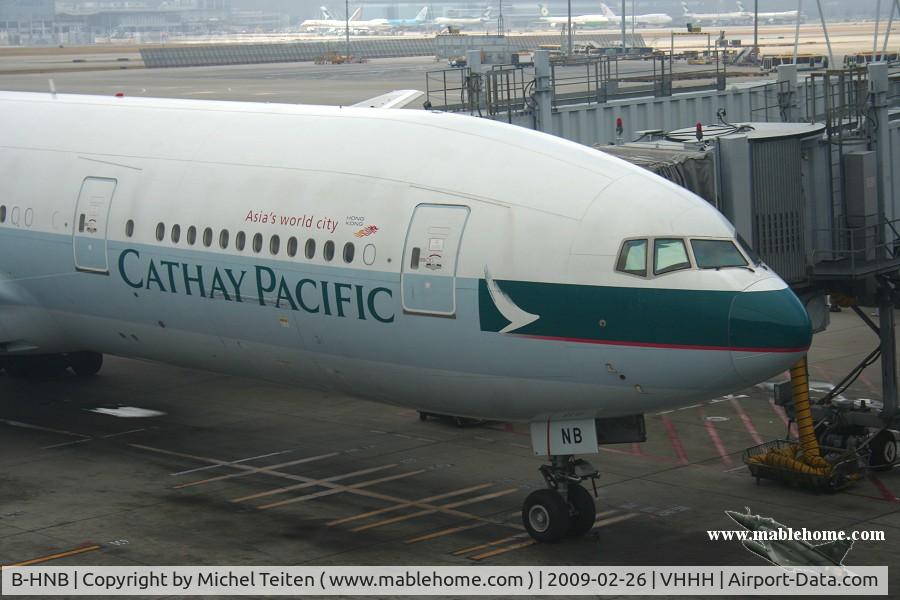 B-HNB, 1995 Boeing 777-267 C/N 27266, Cathay Pacific