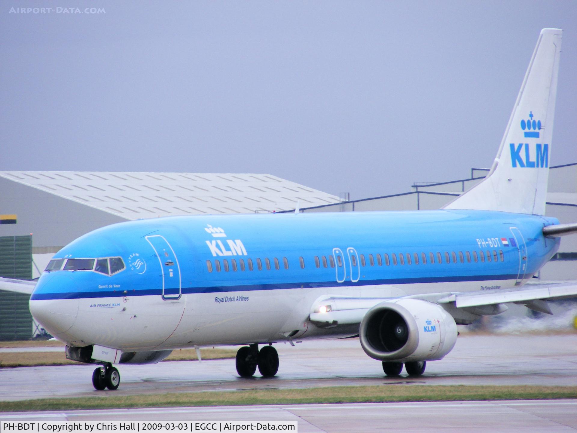 PH-BDT, 1989 Boeing 737-406 C/N 24530, KLM