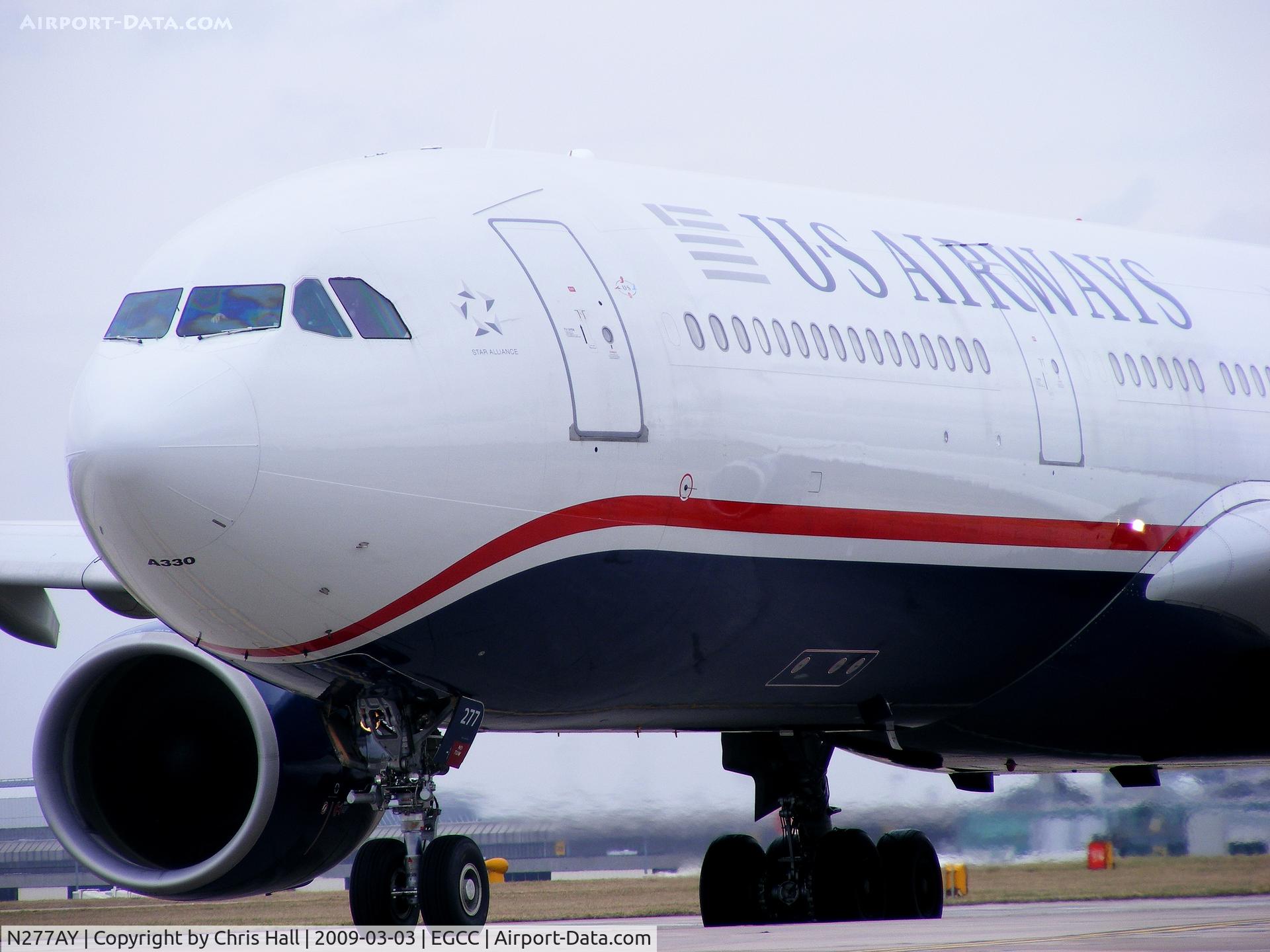 N277AY, 2001 Airbus A330-323 C/N 0380, US Airways