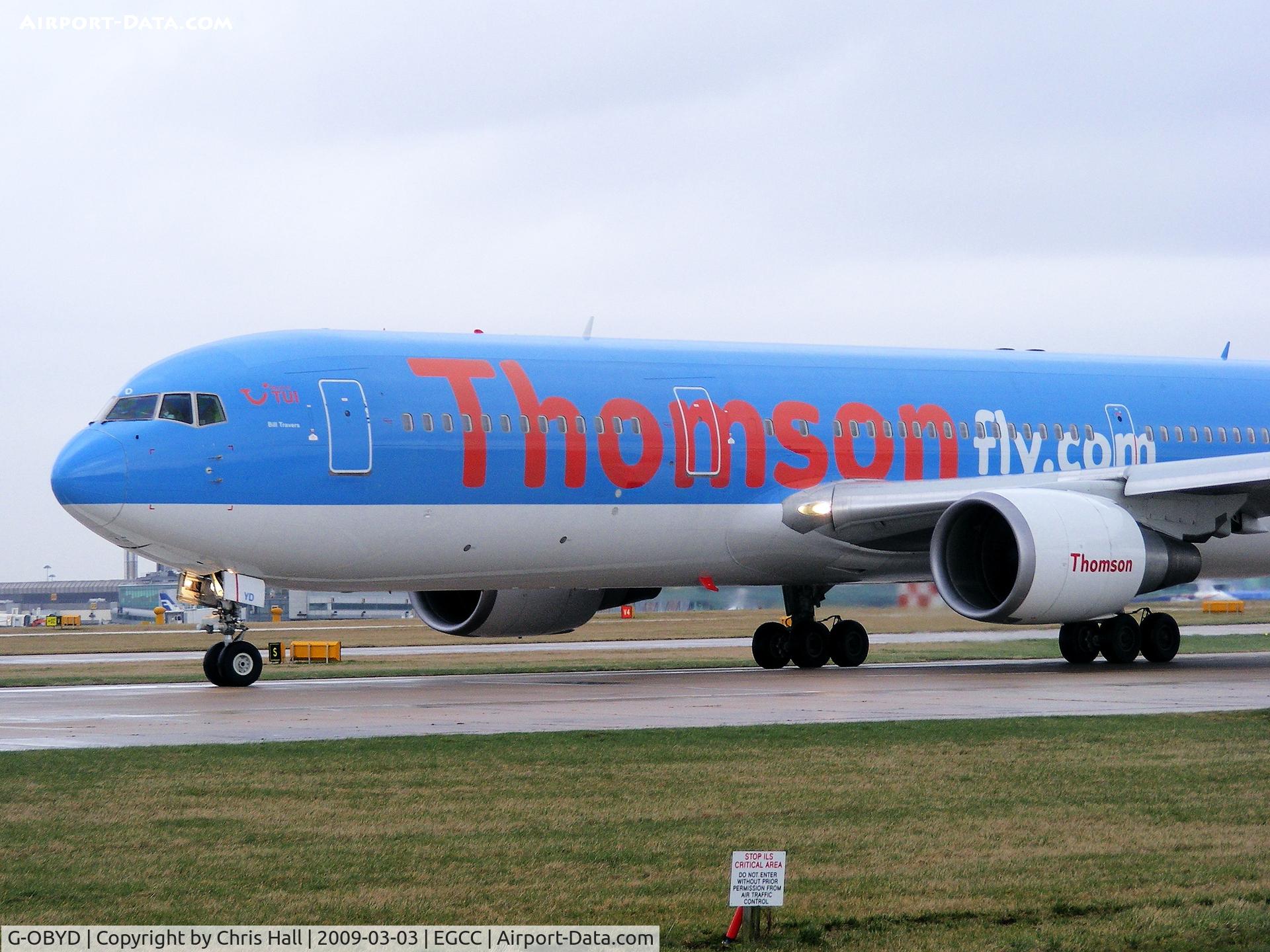 G-OBYD, 1997 Boeing 767-304/ER (BCF) C/N 28042, Thomson